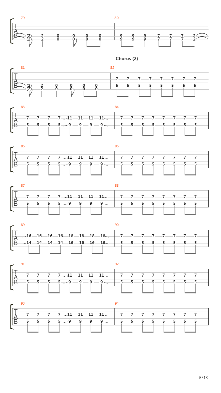 Further Away吉他谱