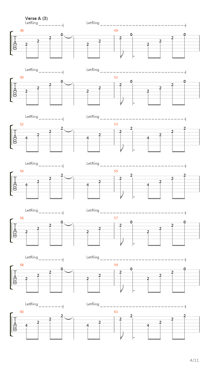 Static吉他谱