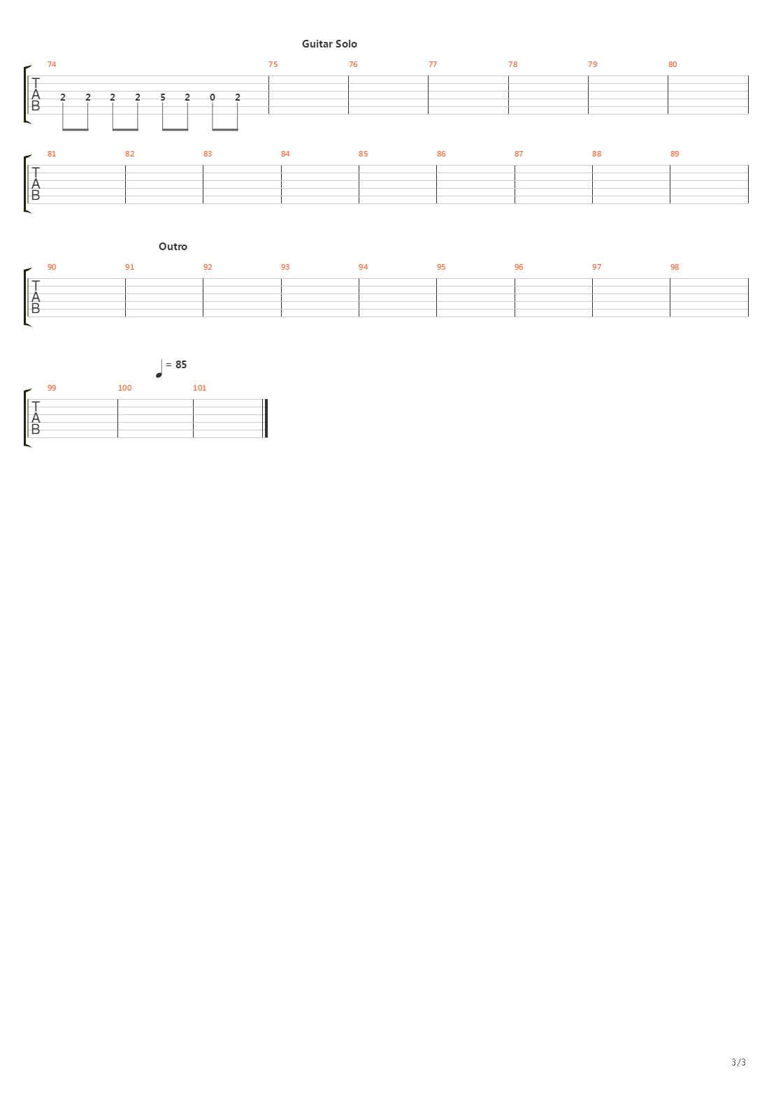 Ok吉他谱