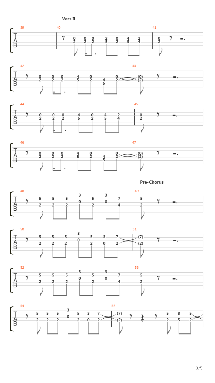 Ok吉他谱