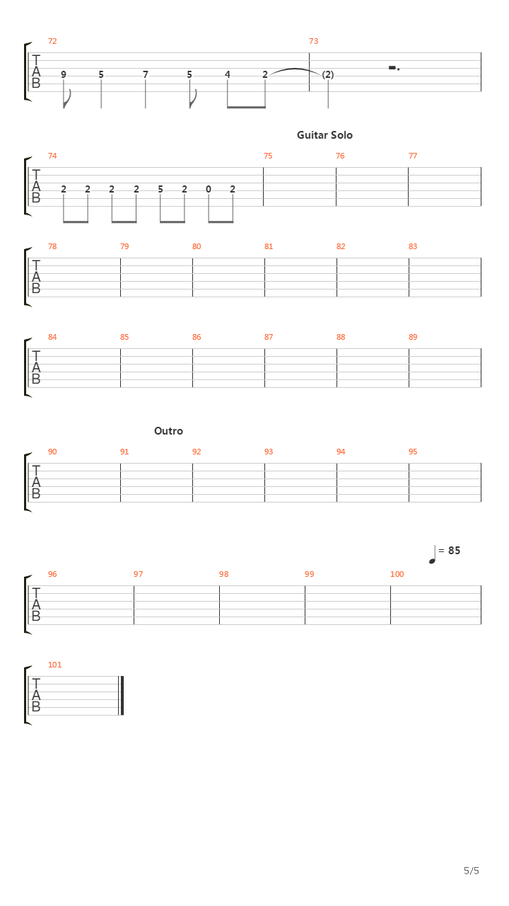 Ok吉他谱