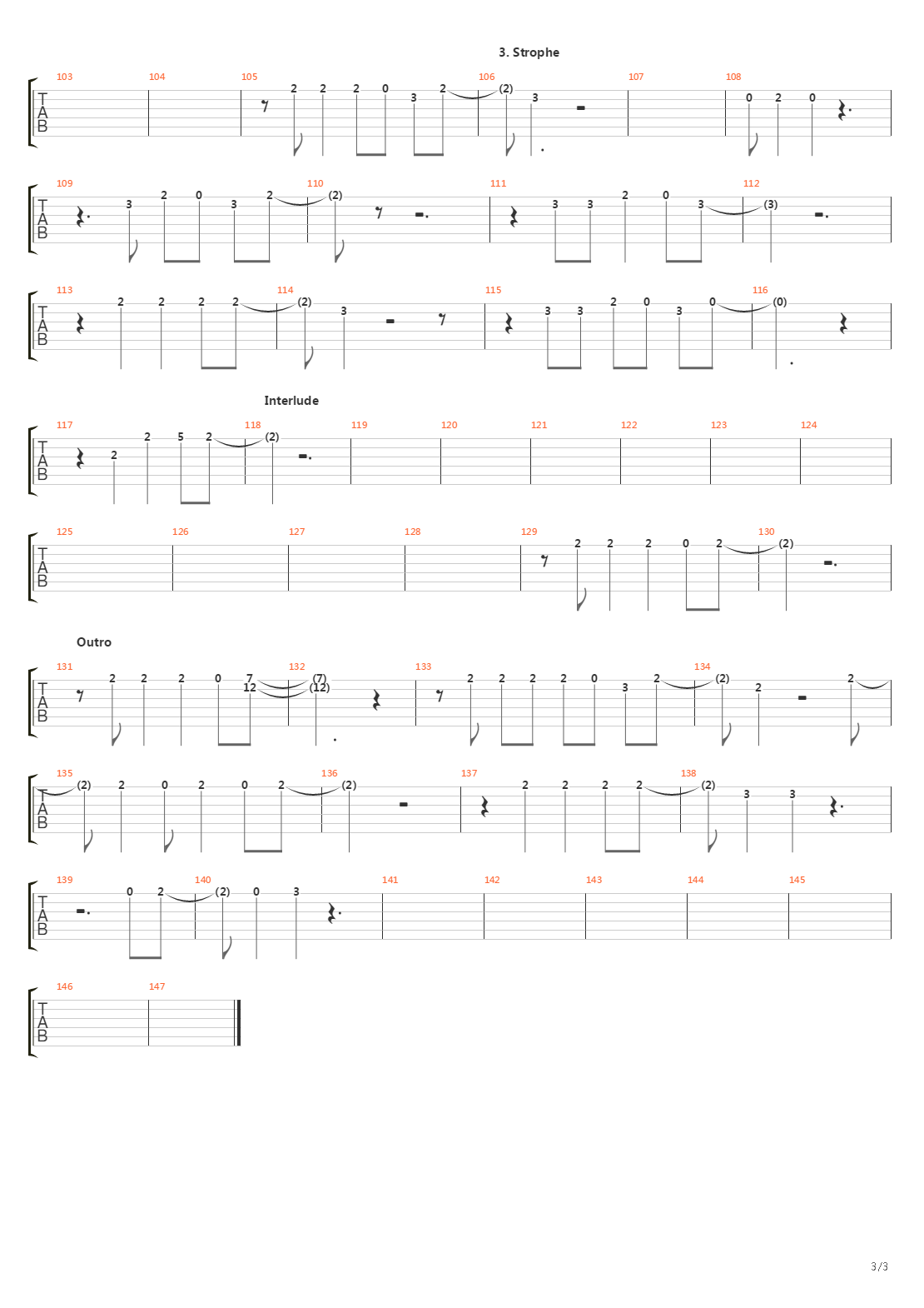 Porzellan吉他谱
