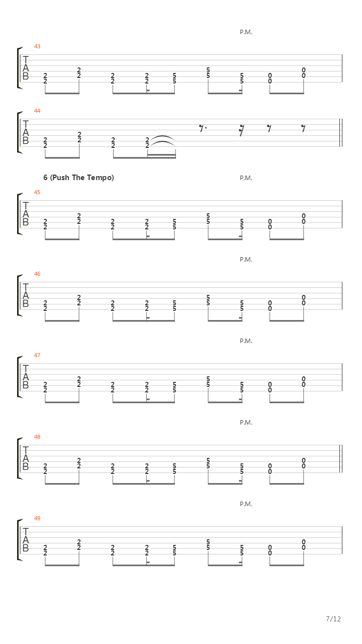 Ya Mama (Push The Tempo)吉他谱