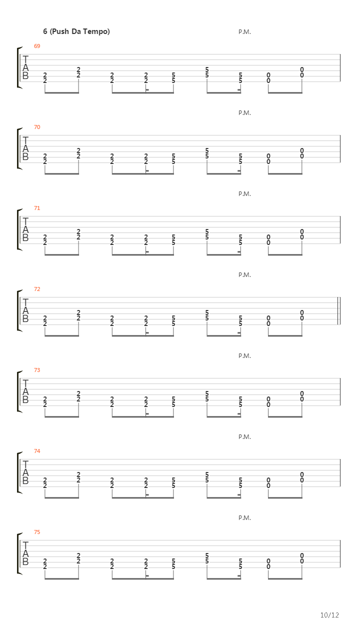 Ya Mama (Push The Tempo)吉他谱