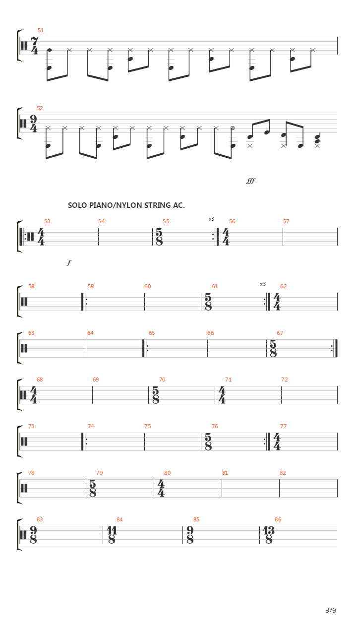 A Pleasant Shade Of Gray XIII吉他谱