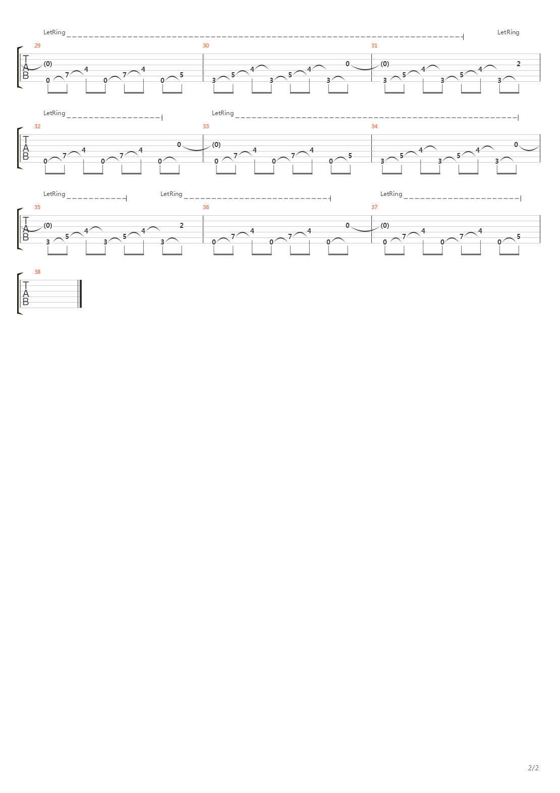 Sprigtime Depression吉他谱