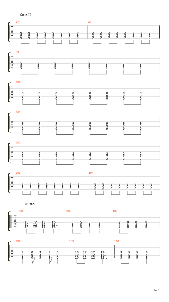 Written In Stone吉他谱