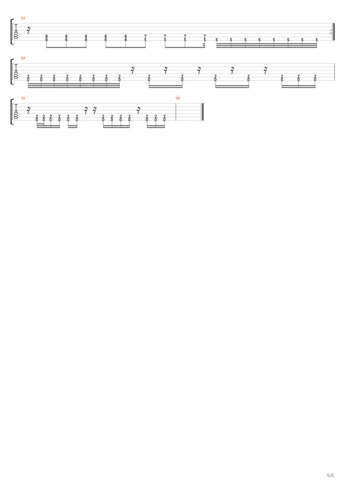 Human Monster吉他谱