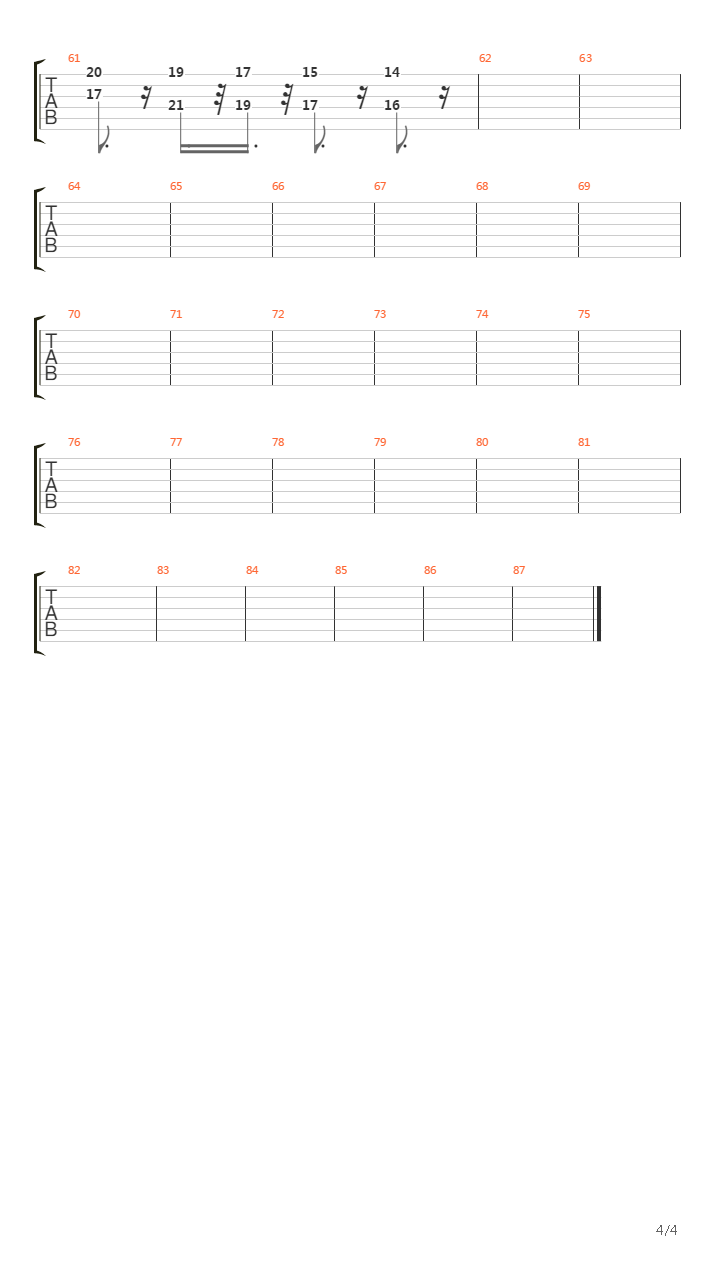 The Final Victory吉他谱