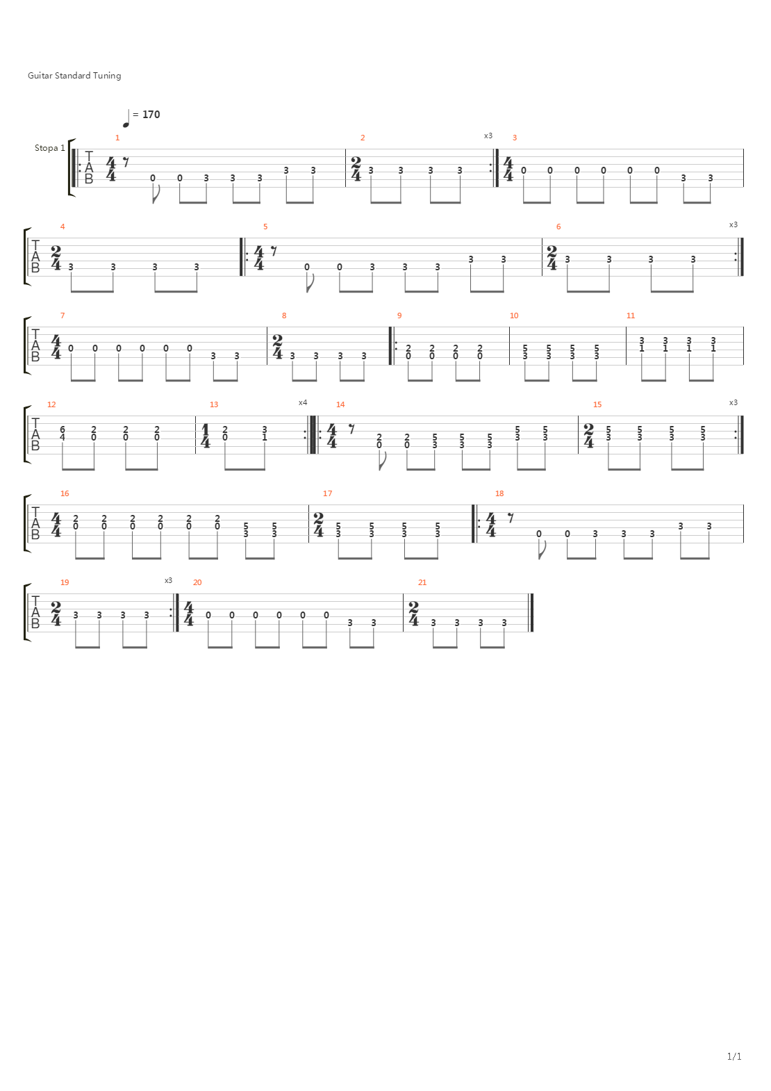 Hraci Automat吉他谱