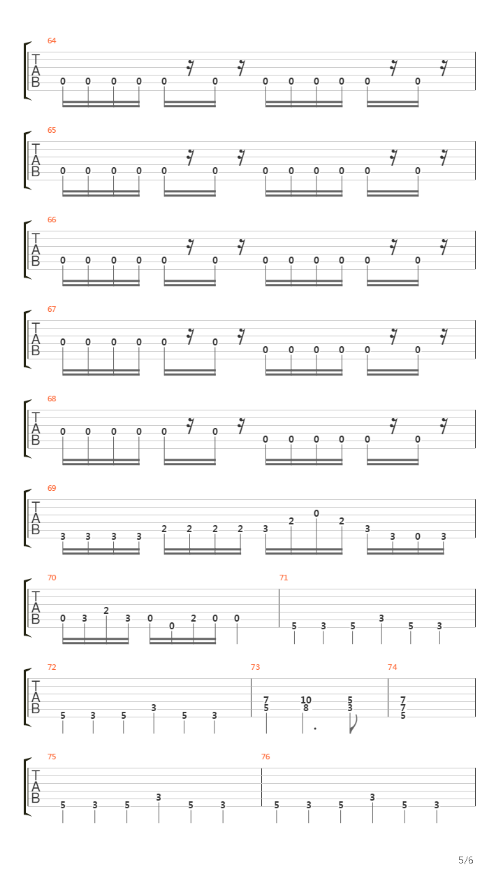 Road Rage吉他谱