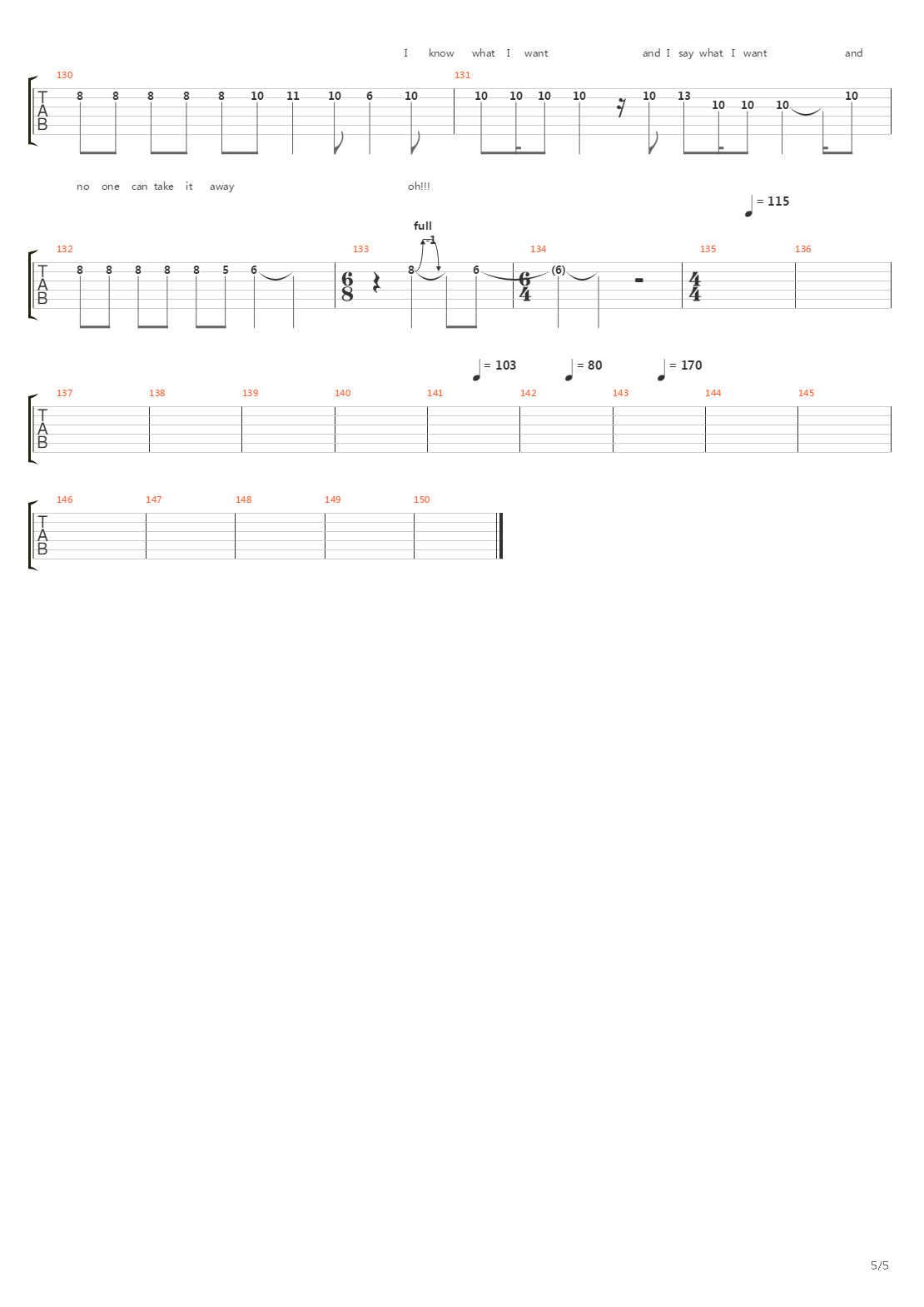 Journeyman吉他谱