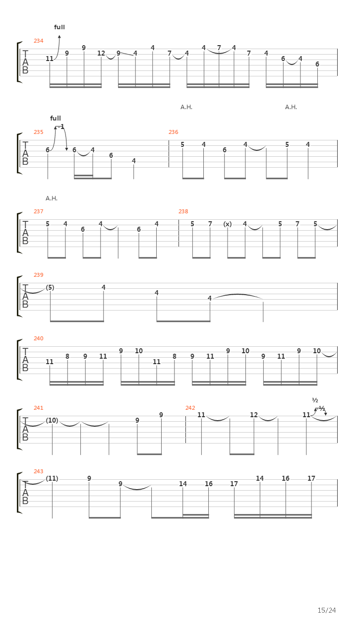 Paschendale吉他谱