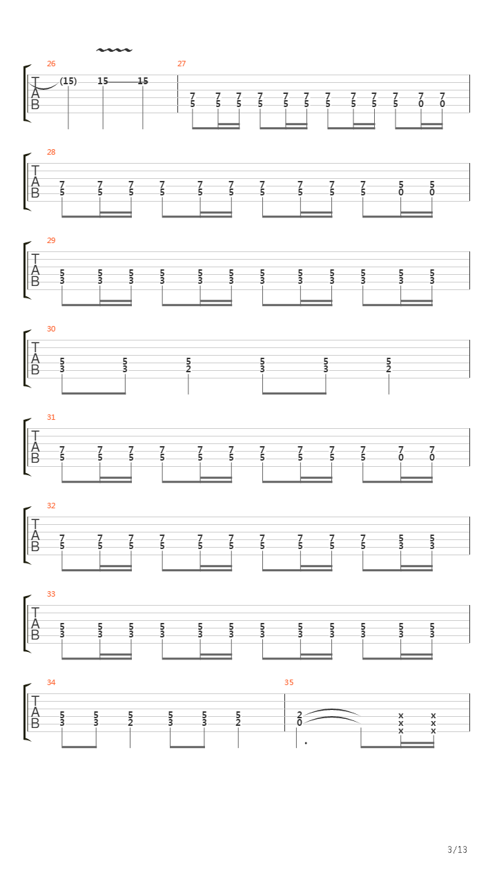 Run To The Hills (Rock In Rio)吉他谱