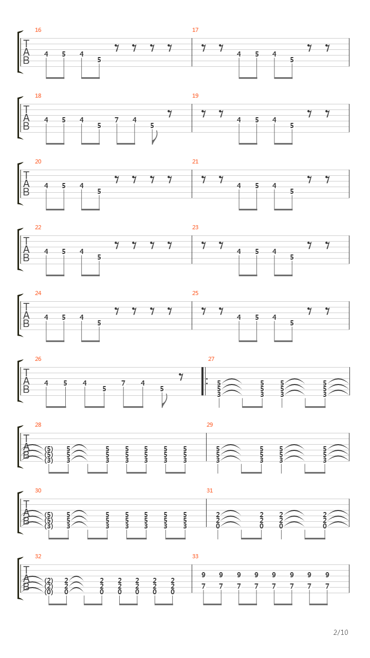 Lullabay吉他谱