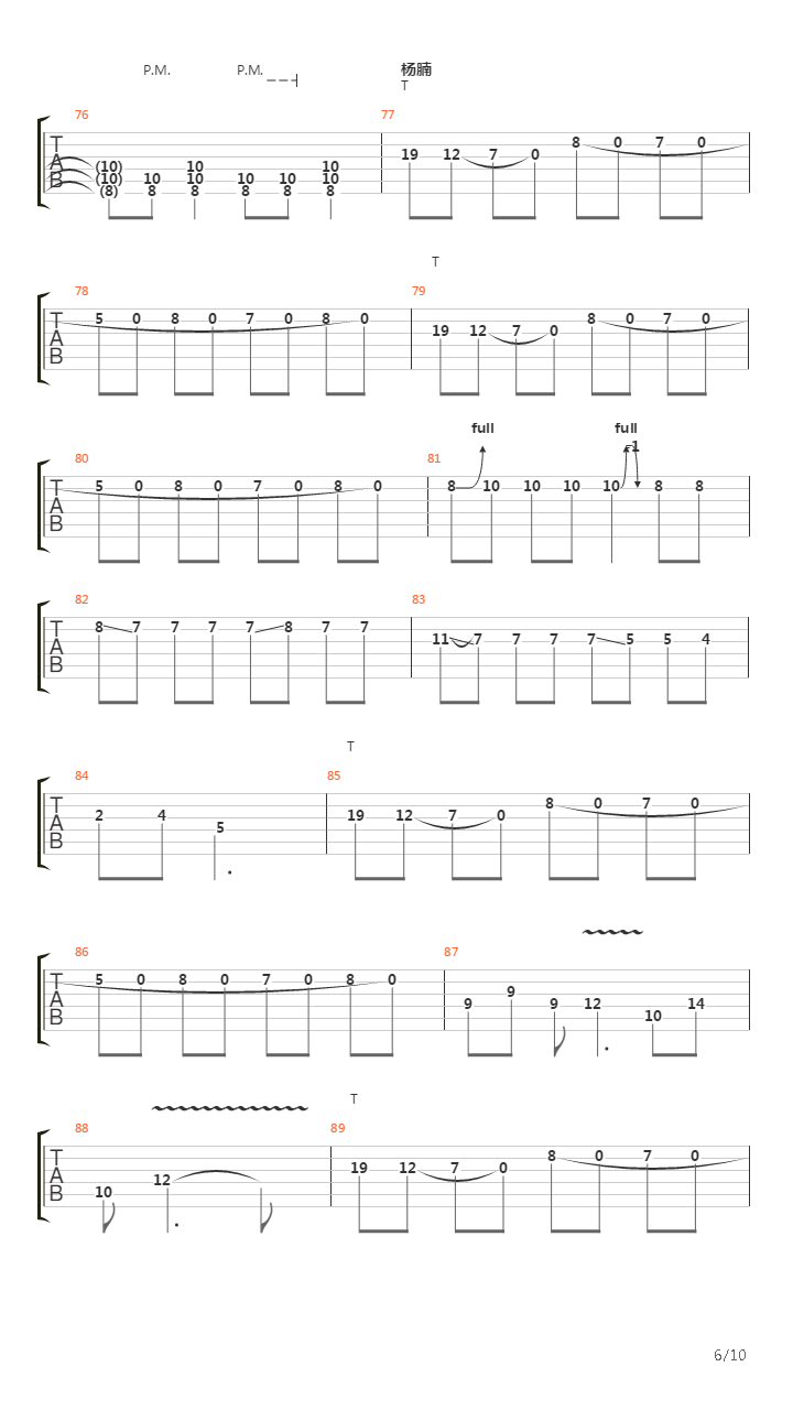 Lullabay吉他谱