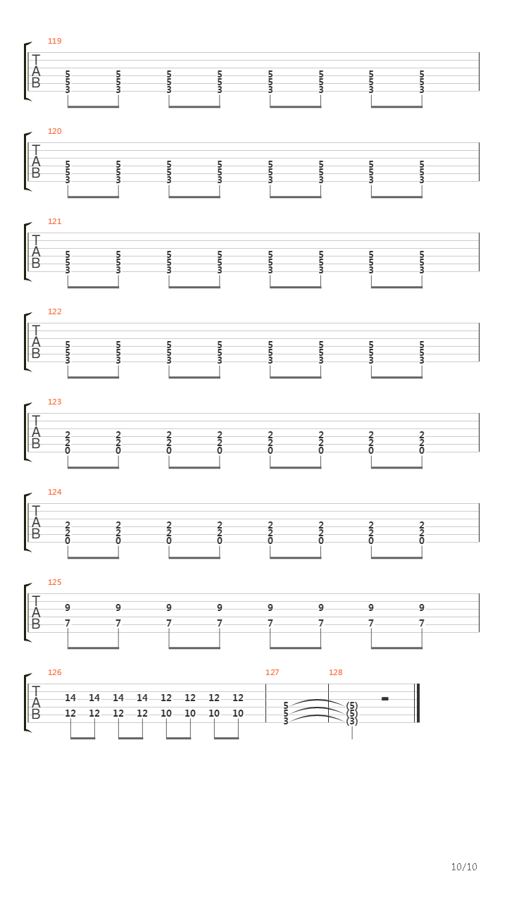 Lullabay吉他谱