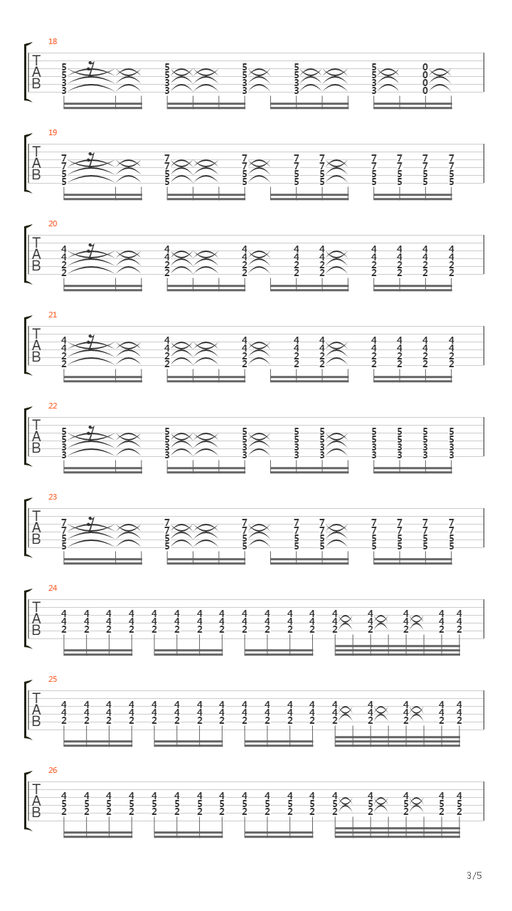 Первый (акустика)吉他谱