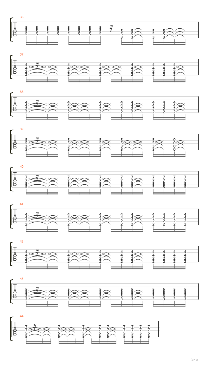 Первый (акустика)吉他谱