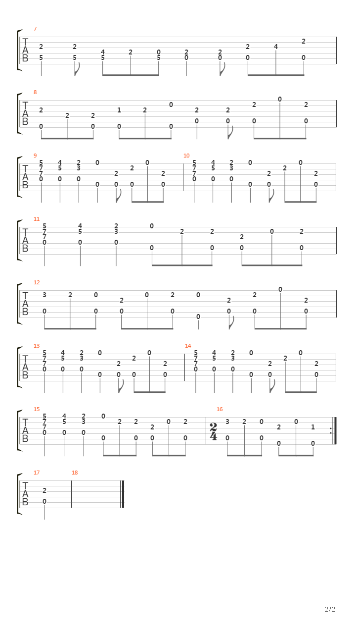 Et l'on n'y peut rien ( Intro picking )吉他谱