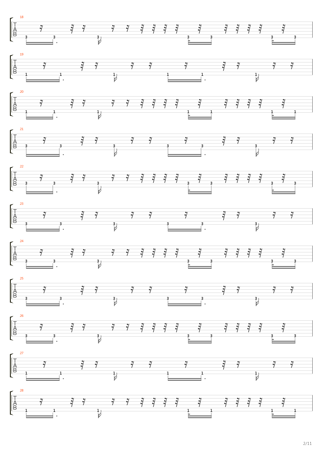 Oxygene 8吉他谱