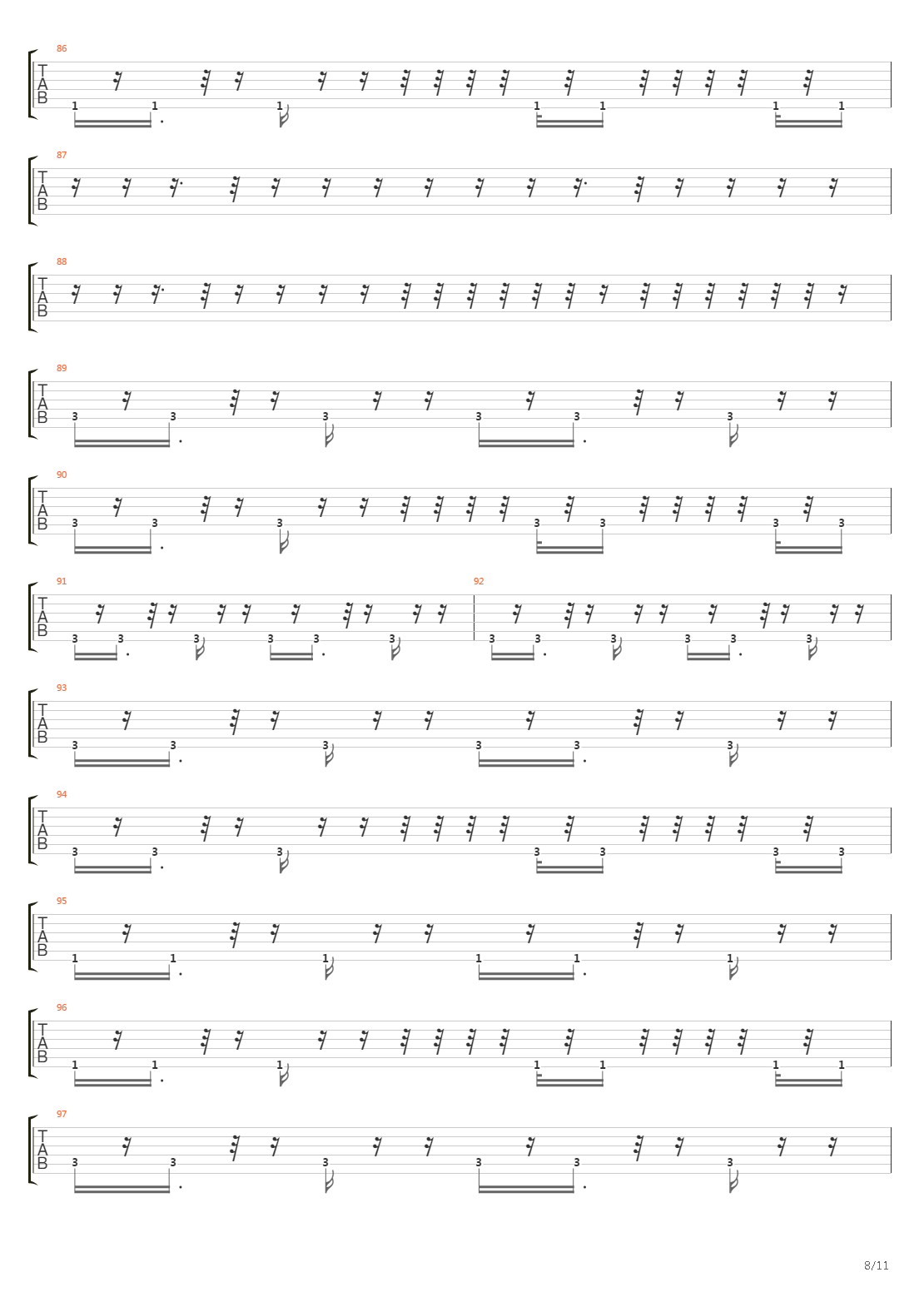 Oxygene 8吉他谱