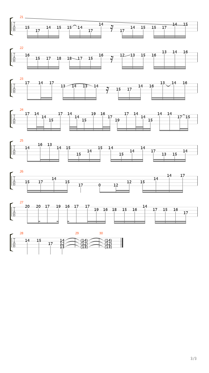 Solo Bach吉他谱