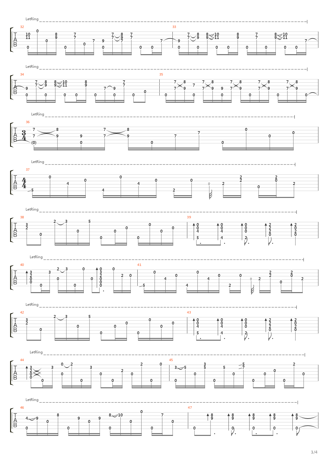 Embryonic Journey吉他谱