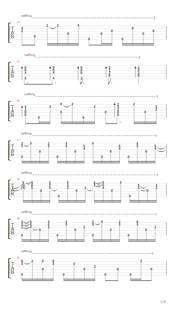 Embryonic Journey吉他谱