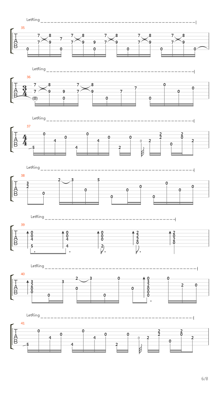 Embryonic Journey吉他谱