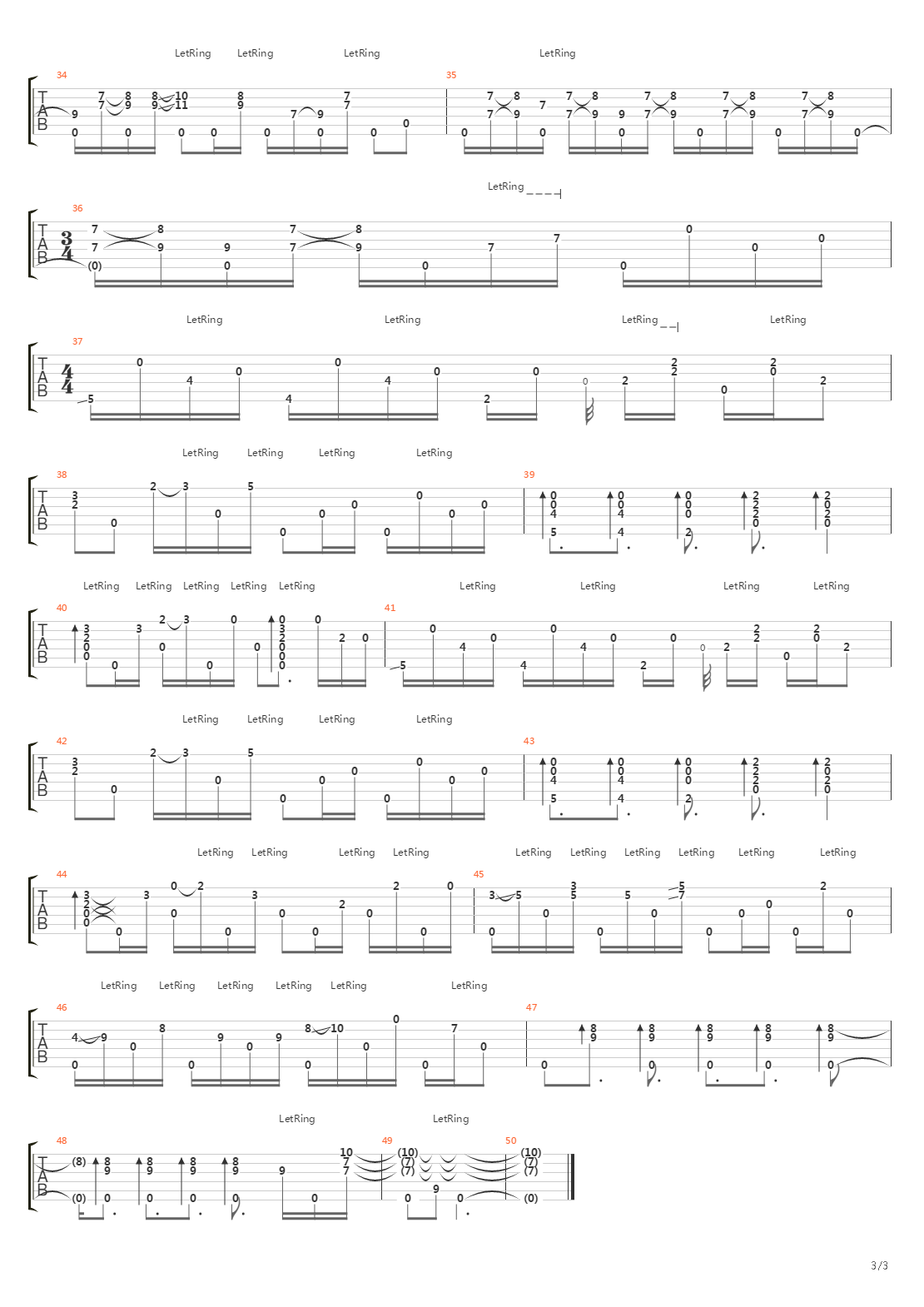 Embryonic Journey吉他谱