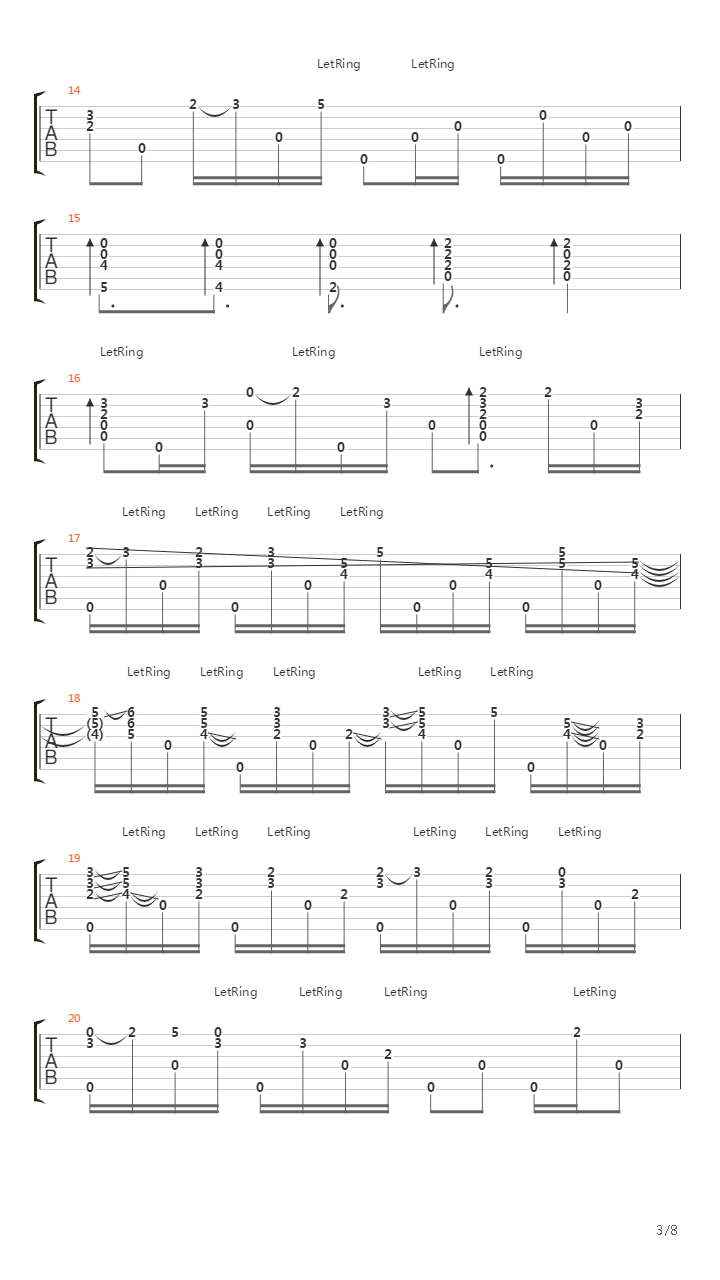 Embryonic Journey吉他谱