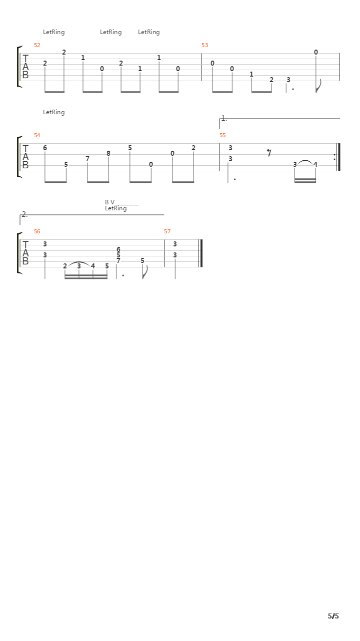 Milonga吉他谱