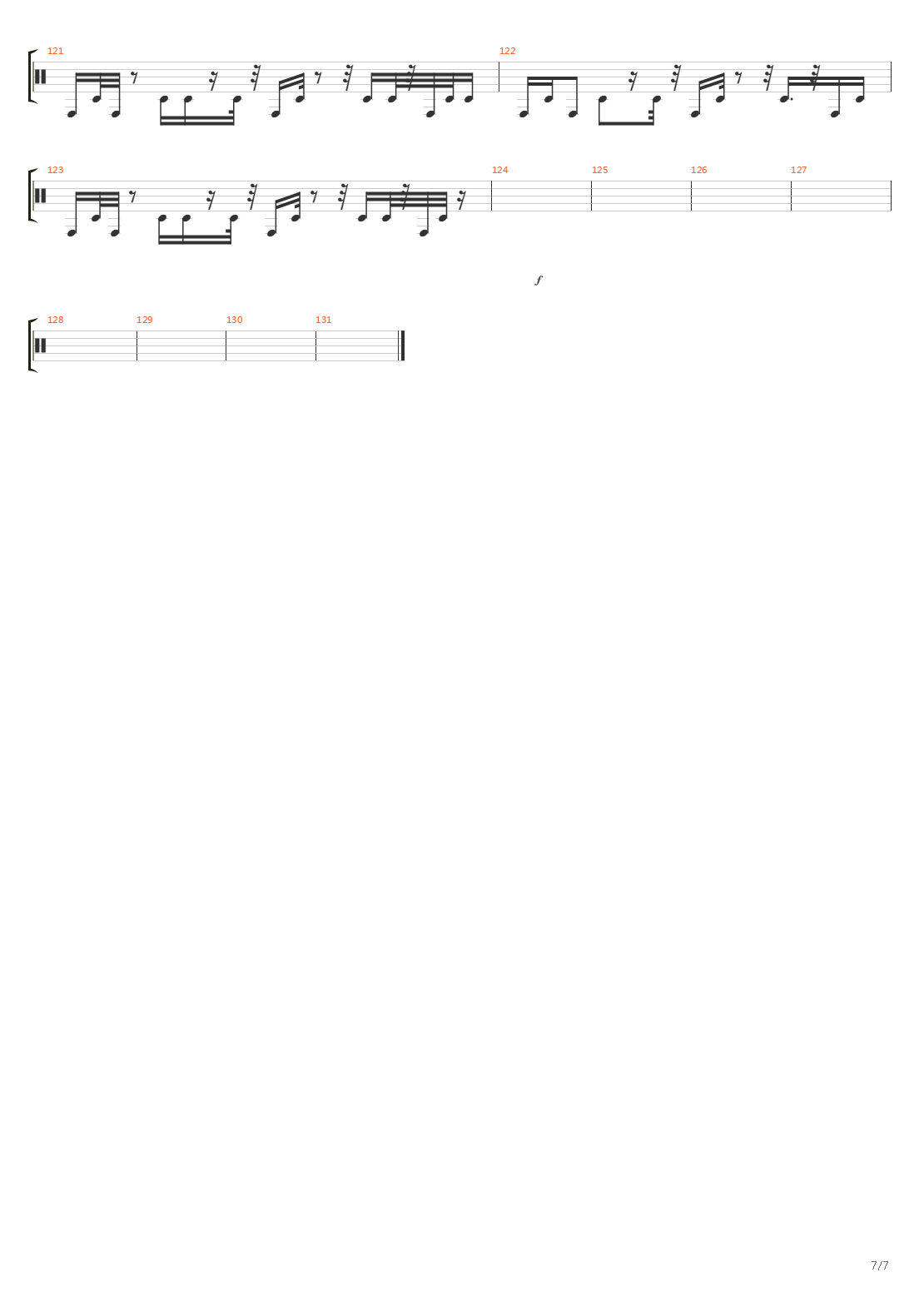 The 7 Gates Of The Netherworld吉他谱