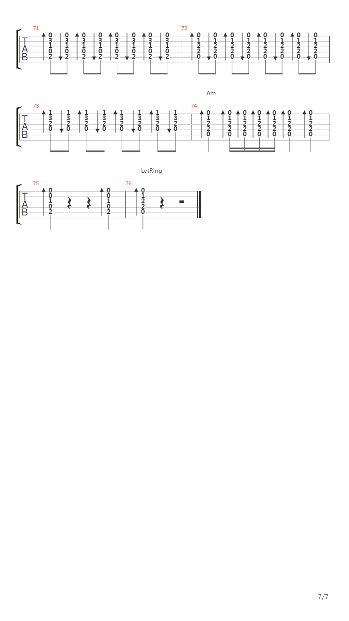 Farrucas吉他谱