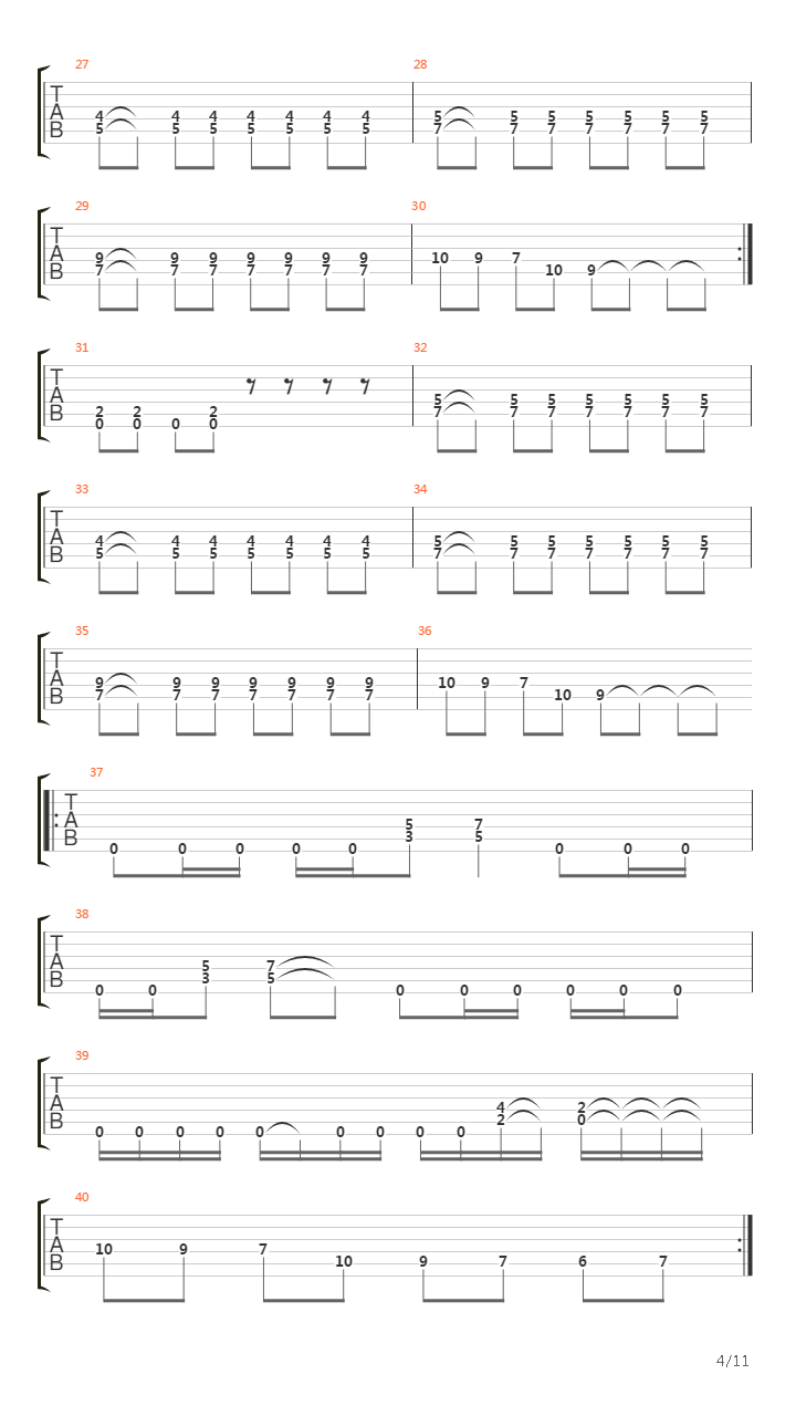 Trapped In A Black Hole吉他谱