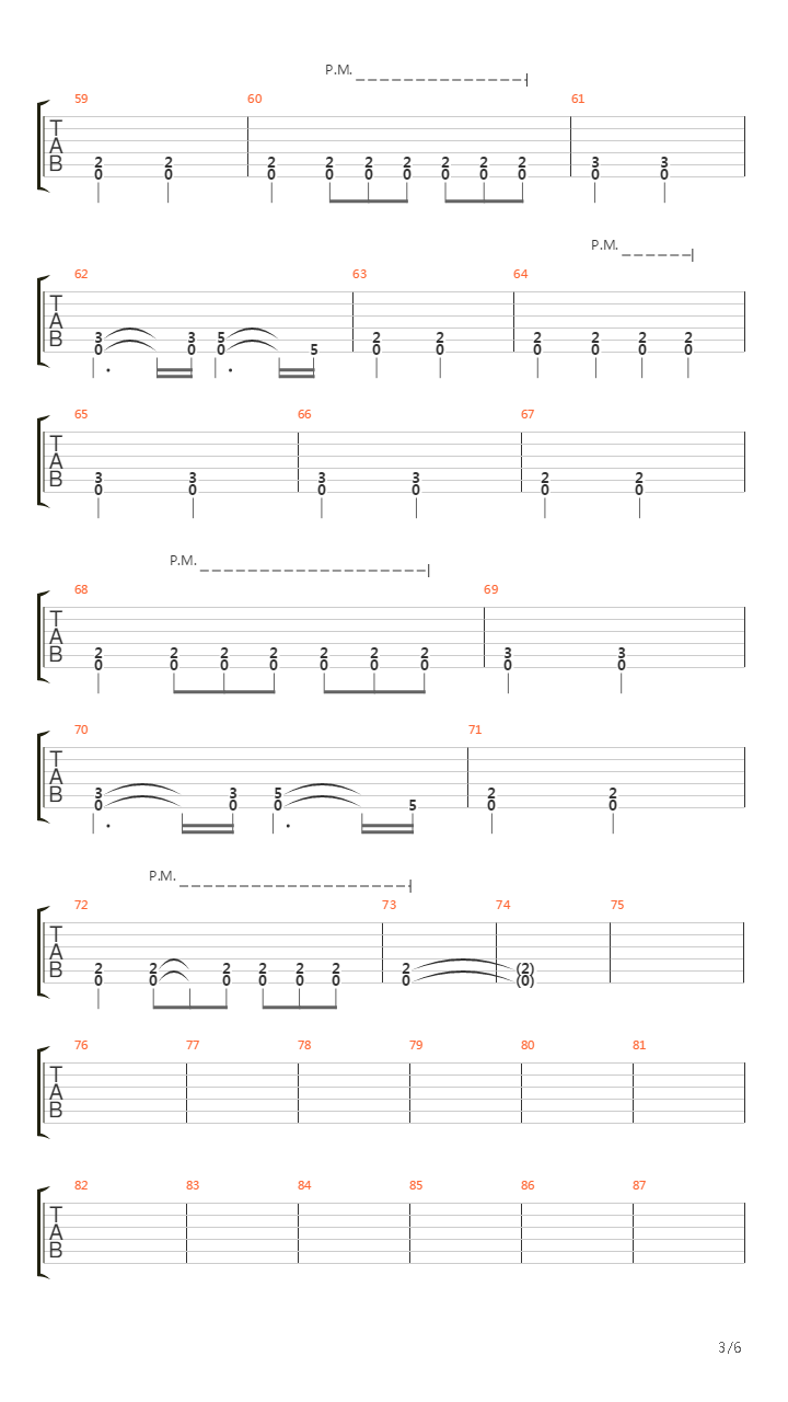 Демон吉他谱