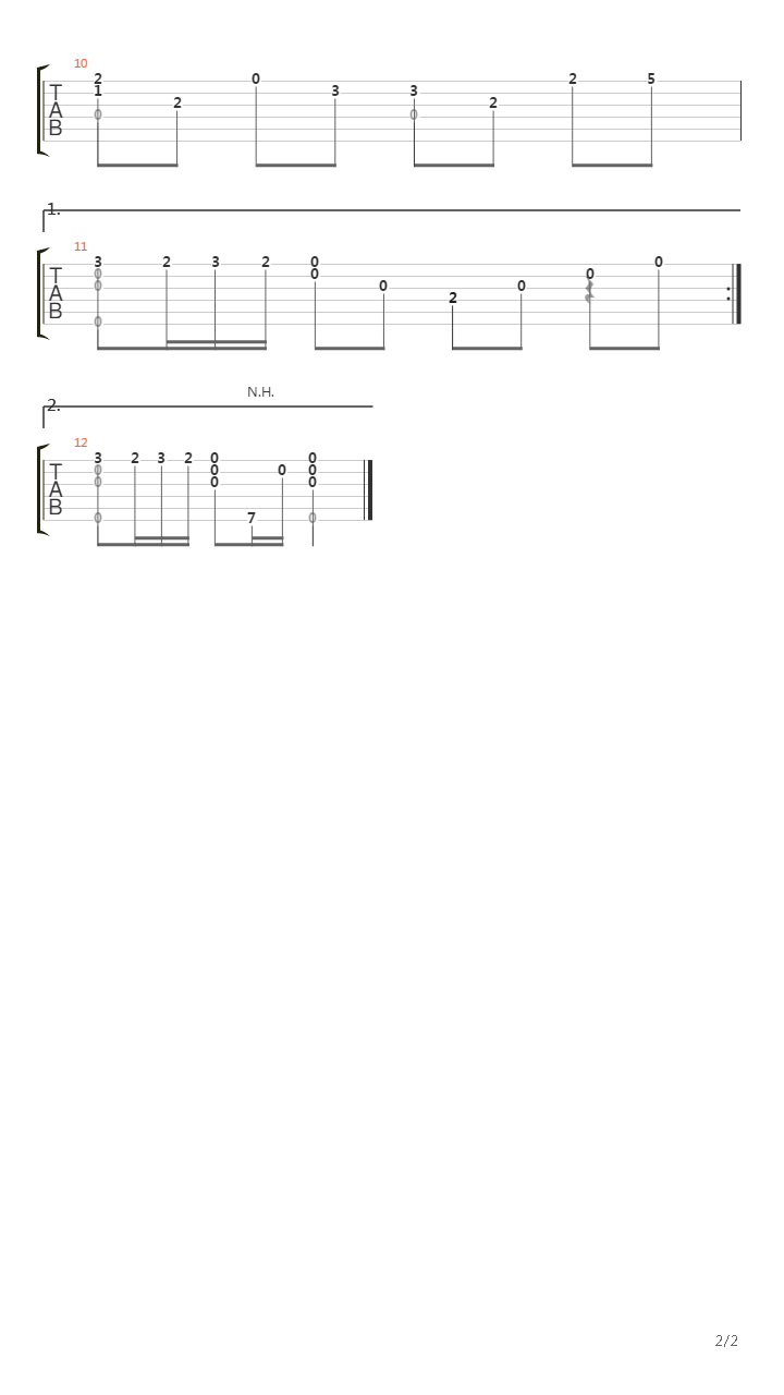 Lambada吉他谱