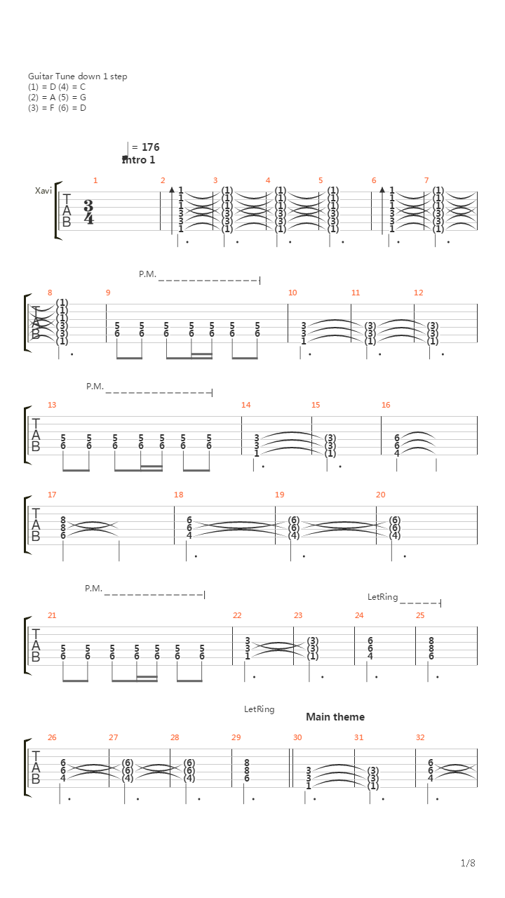 The Harvest吉他谱