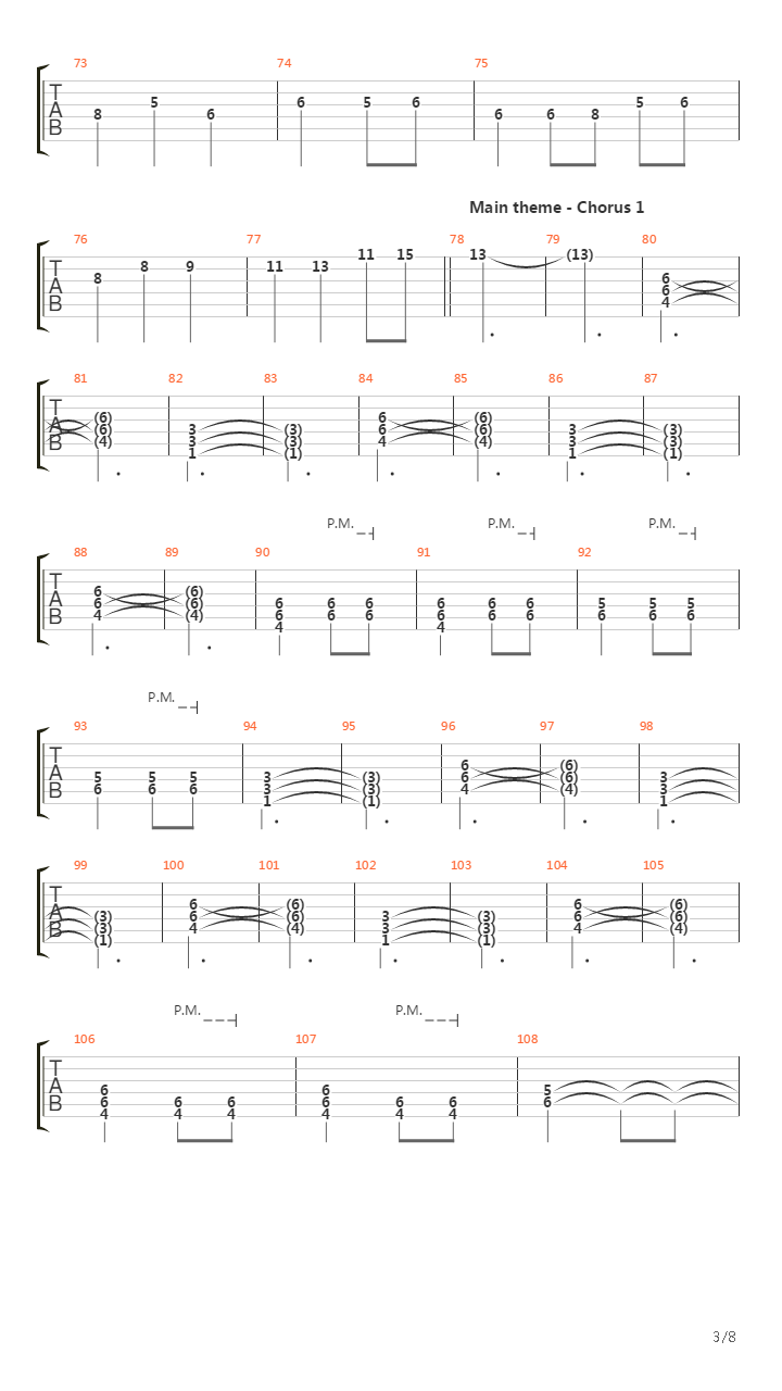 The Harvest吉他谱