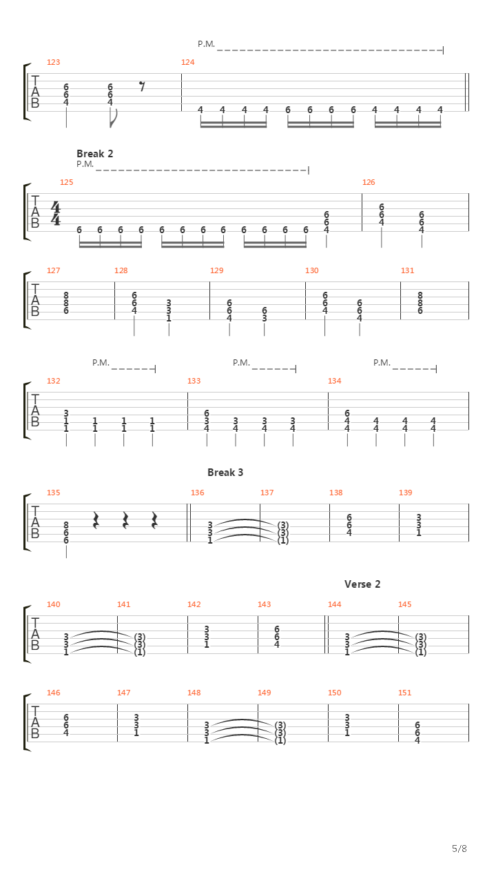 The Harvest吉他谱