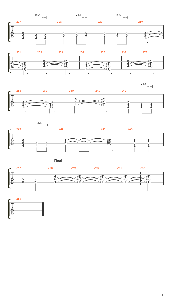 The Harvest吉他谱