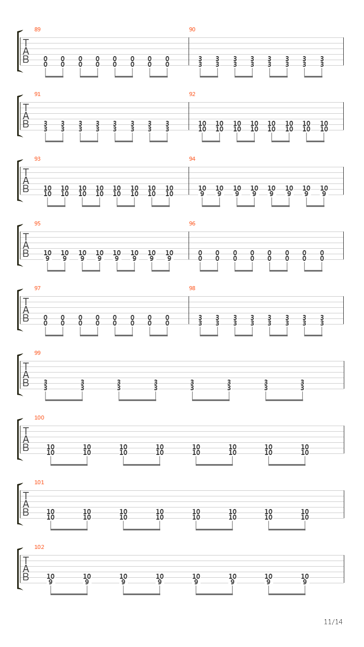 Black吉他谱