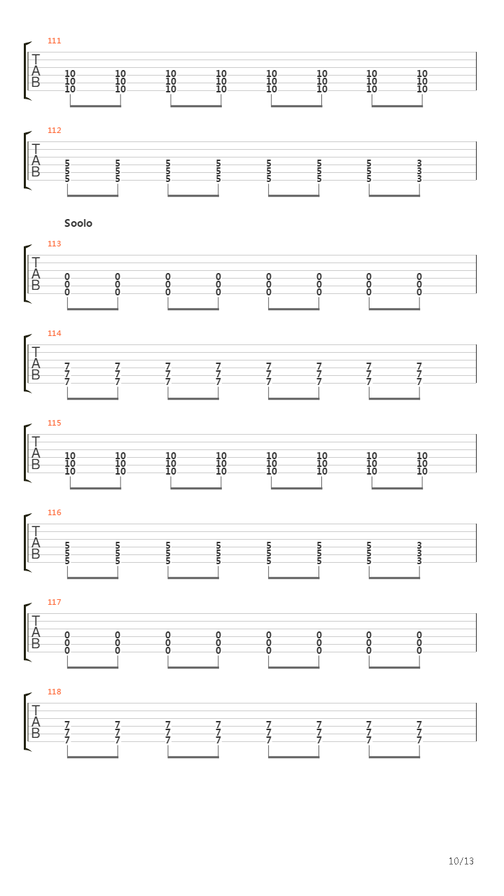 Satu Peikoista吉他谱