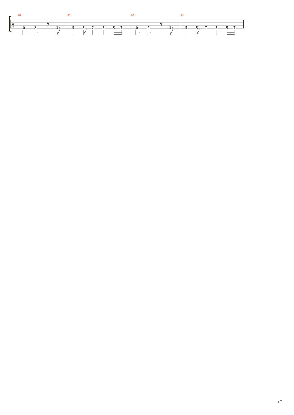 Wciaz Bardziej Obcy吉他谱