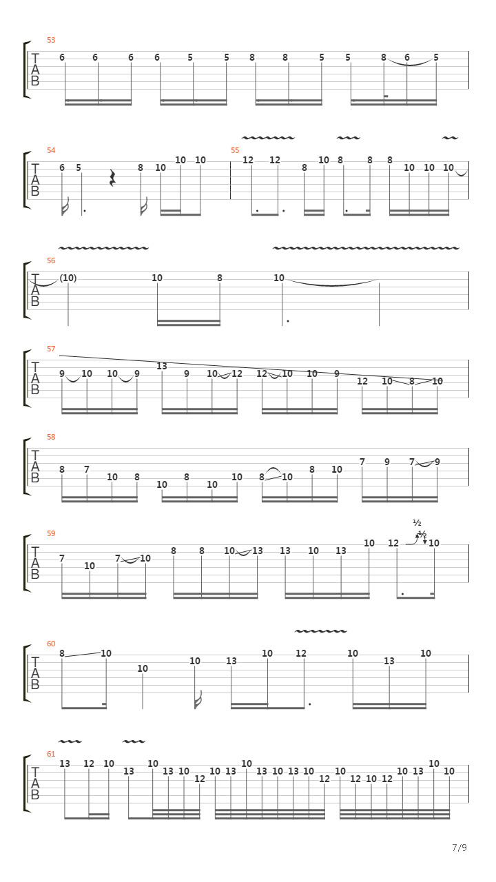 Wciaz Bardziej Obcy吉他谱
