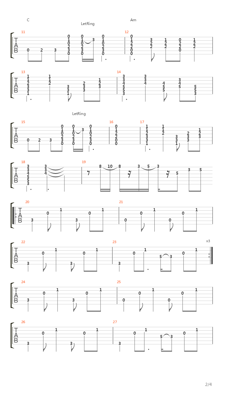 Zawsze Tam Gdzie Ty (ver 2)吉他谱