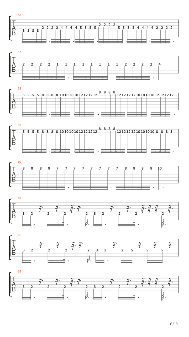 Tuba Mirum吉他谱