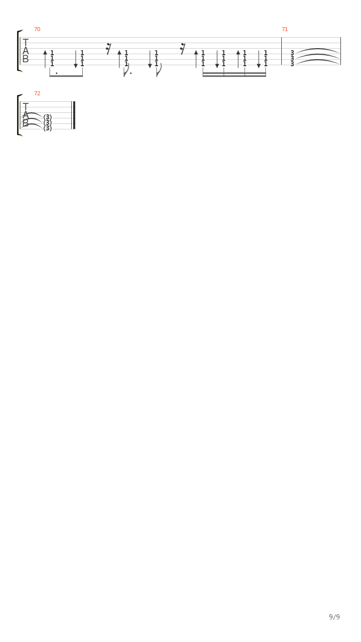 Fake吉他谱