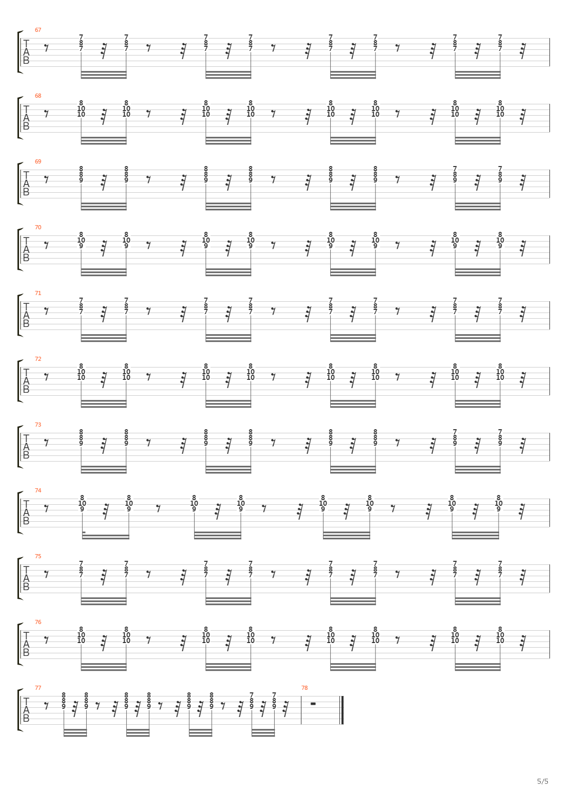 Los Caminos De La Vida吉他谱
